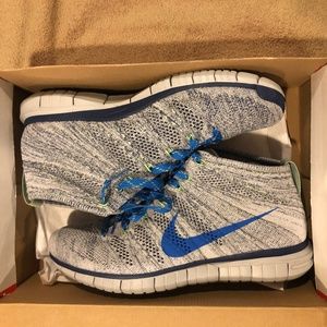 Nike Flyknit Trainer Chukka - Grey/Blue - 9.5